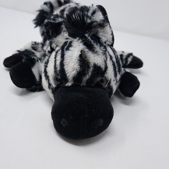 CalToy Zebra Black & White 10" Hand Puppet - Picture 2 of 6